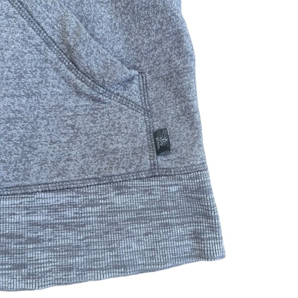 Prana Hoodie Sweatshirt Womens Long Sleeve Stretch Pockets Gray Extra Large - Picture 4 of 15